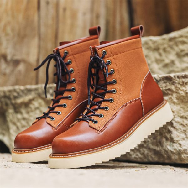 Mid-cut american outdoor leather boots NFE500