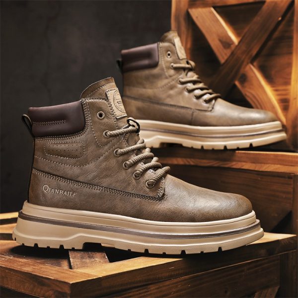 Premiun leather retro british style boots  NFE1156