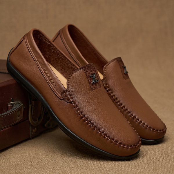 Genuine soft leather loafer NFE448