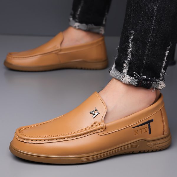 Genuine leather soft surface loafer NFE598