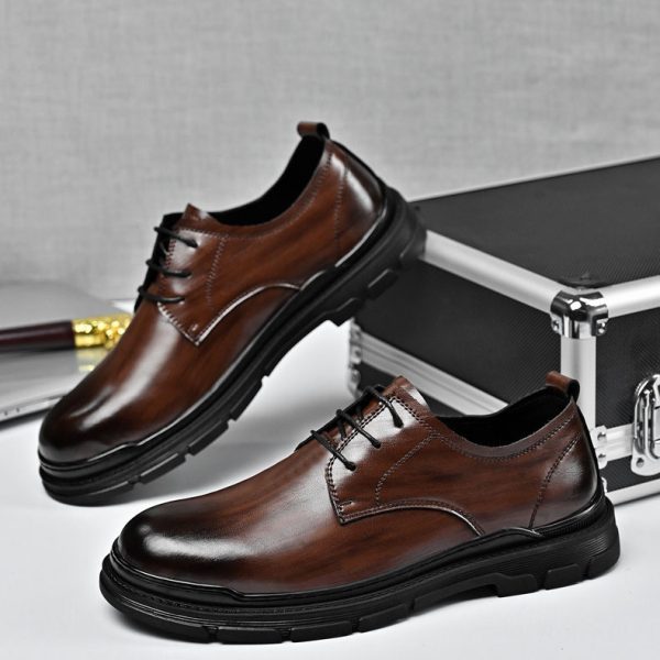 Genuine leather british style formal shoes NFE584