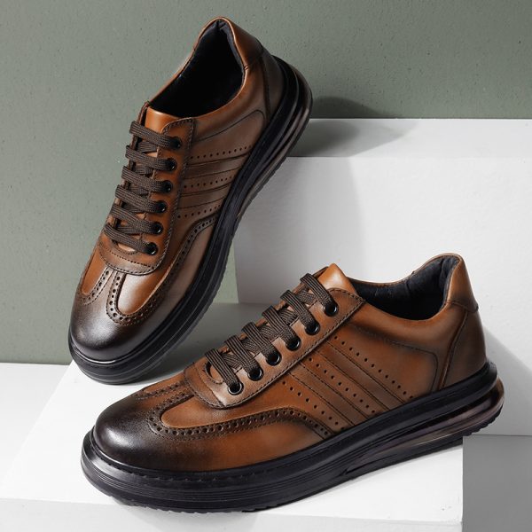 Genuine leather non-slip casual shoes NFE538