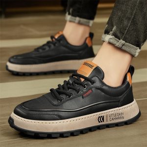 Alternative view of Genuine leather teenagers casual shoes NFE994