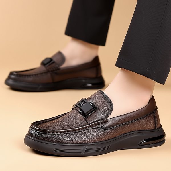 Genuine leather soft sole loafers NFE802