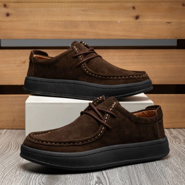 Cow Suede Leather Casual Shoes NFE480