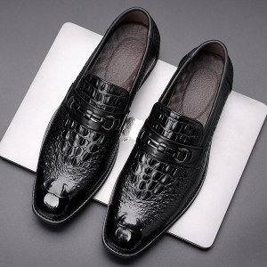 Alternative view of Geunine leather breathable formal shoes NFER714