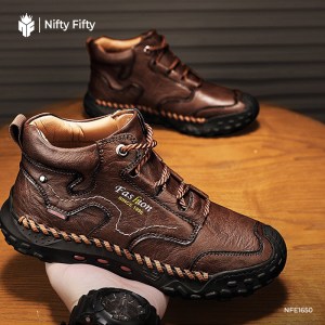 Alternative view of Mid Top Casual Leather Shoes NFE1650