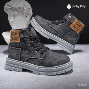 Alternative view of Versatile Denim Martin Boots NFER1653