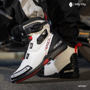 Alternative view of Jiugulang Waterproof Motorcycle Boots NFE1661