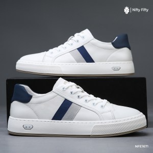 Genuine Leather Flat Bottom Casual Shoes NFE1671