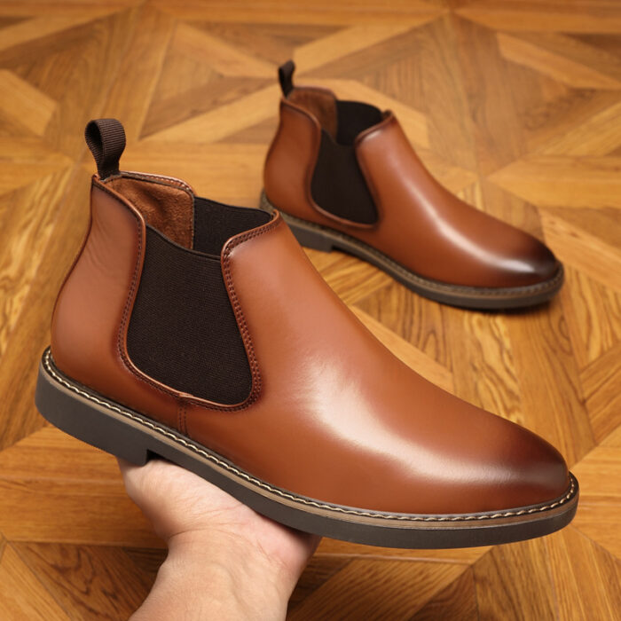 British style trendy slip-on chelsea boots NFER38