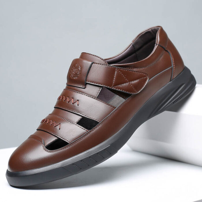 Genuine Leather thick bottom sandals NFER05