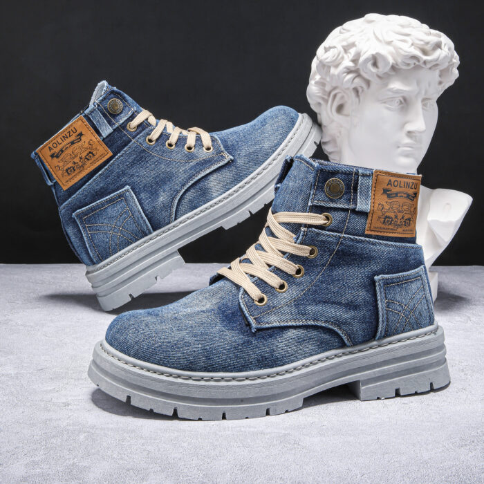 Versatile Denim Martin Boots NFER1653