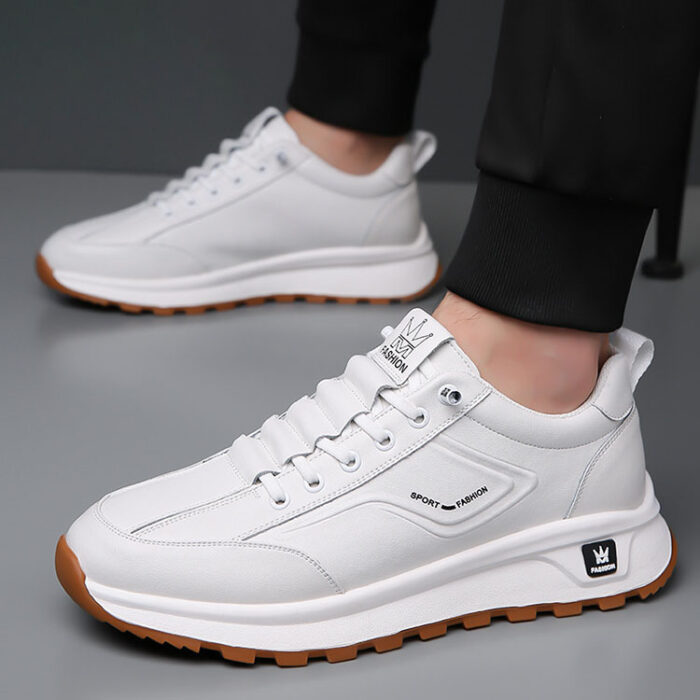 Round head cotton leather casual shoes NFES162