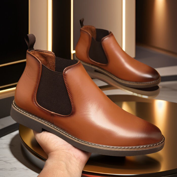 British style trendy slip-on chelsea boots NFER38