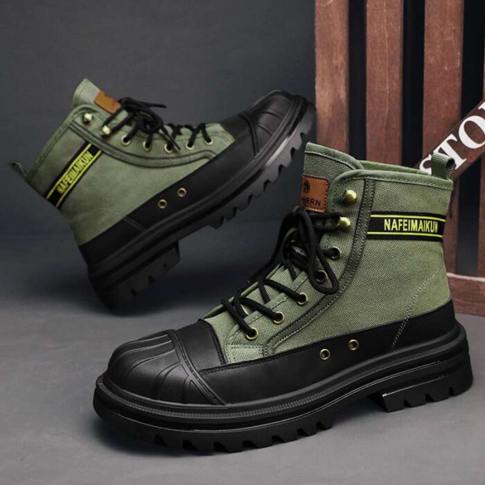 Korean style canvas martin boots NFER40