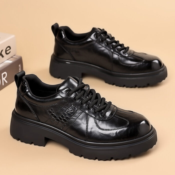 Round head lace-up thick bottom shoes NFS143