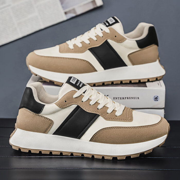 Genuine leather versatile trendy casual shoes NFER694