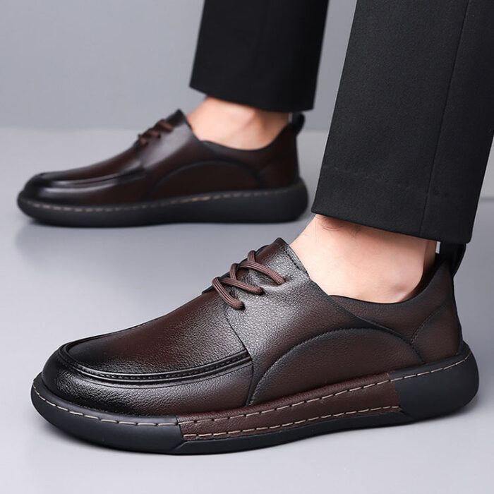 Lace-Up Soft Bottom Breathable Business Casual Shoes NFER044