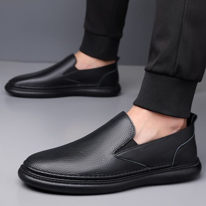 First Layer Cowhide Slip-on Shoes NFER072