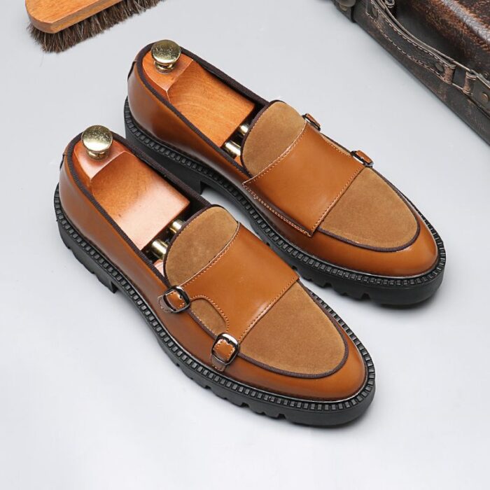 Horsebit Heightening Slip-On Shoes NFER093