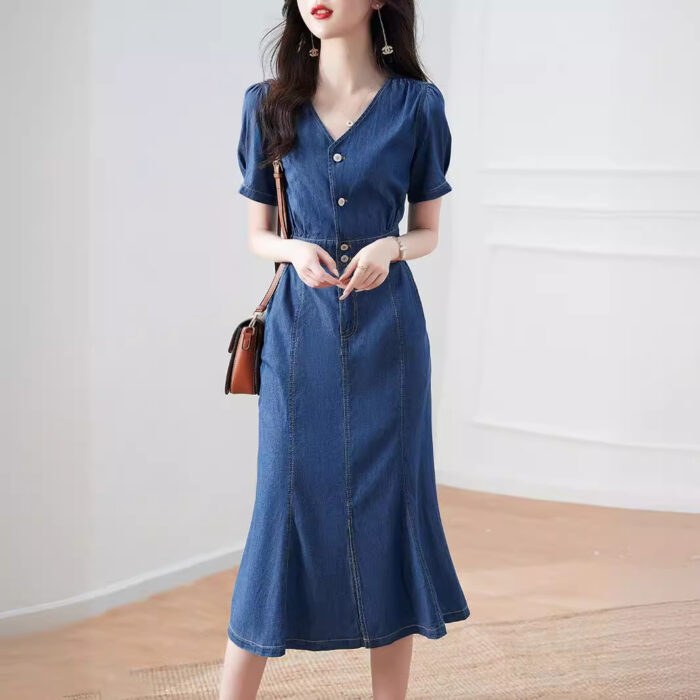 Waist-Cinching Slimming Denim Outfit SV14
