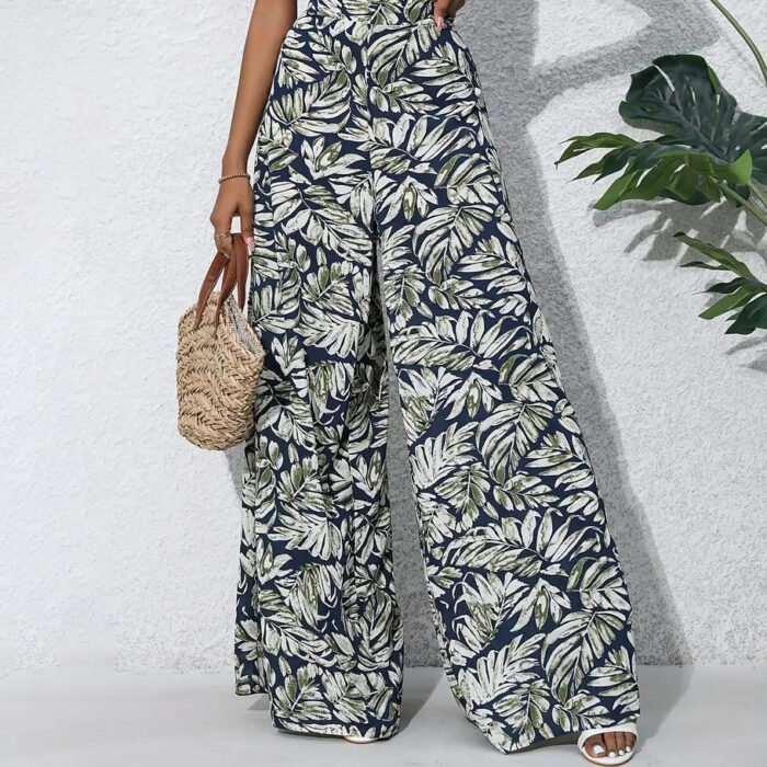 Printed Wide-Leg Pants SV10