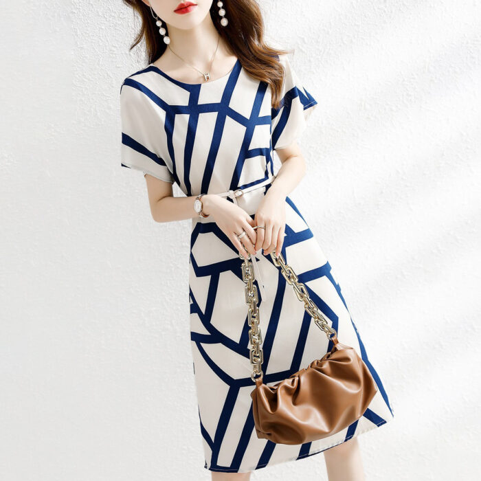 Elegant High-Waist Slim Mid-Length Stunning Skirt SV12
