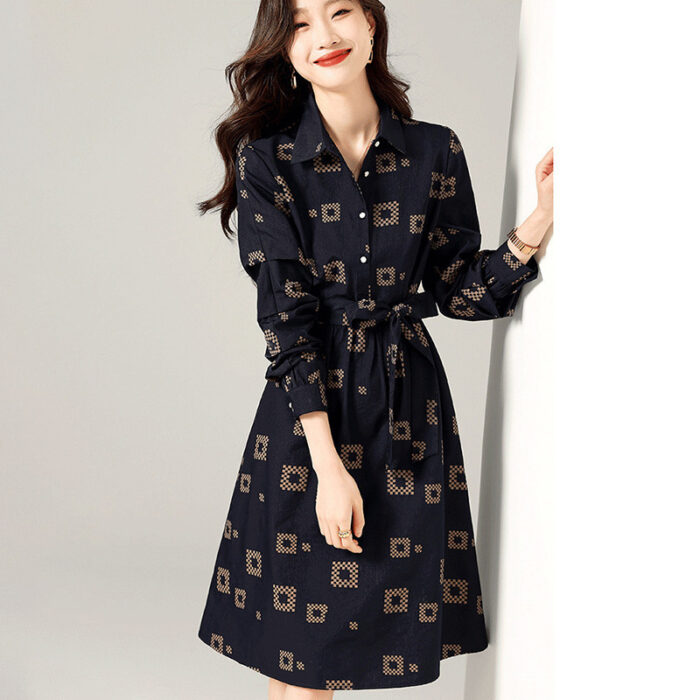 Elegant Tight Waist Umbrella Mid-length Skirt SV13
