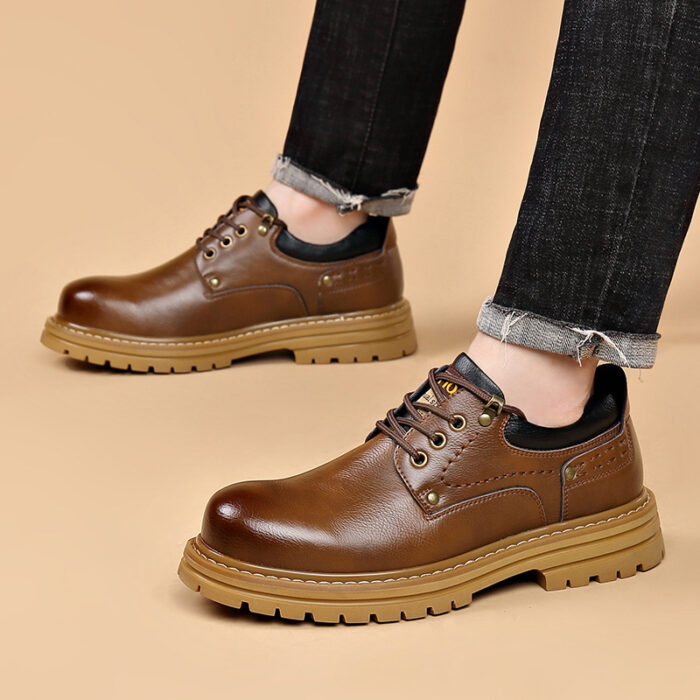 Spring British Style Thick-Soled Casual Derby Shoes NFER102
